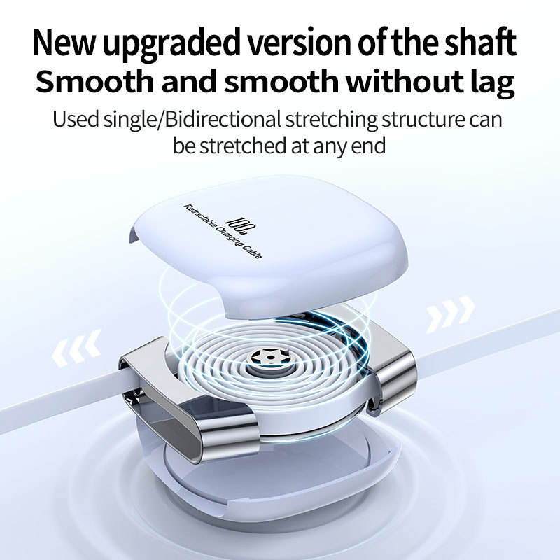 Câble de Charge Magnétique Rétractable 100W